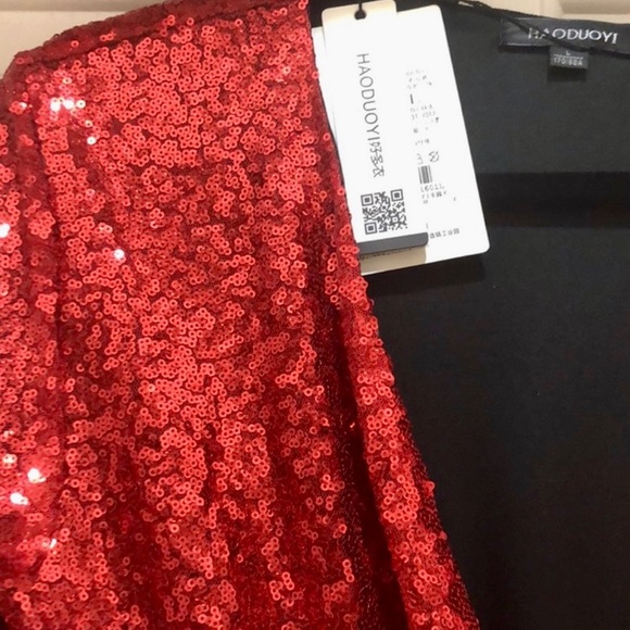 HAODUOYI Size Large Romper, Pageant, Sequin, Street size 12 - Picture 2 of 3